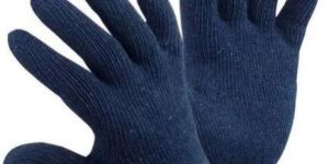 60gm Navy Blue Cotton Gloves