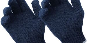 80gm Navy Blue Cotton Gloves