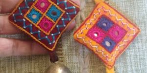 Handcrafted Christmas Bell Ornaments for Home Decor