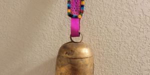 Large Decorative Gold Christmas Bells