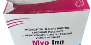 Myoinositol,D Chiro Inositol,Chromium Picolinate L Methylfolate,N-Acetyl Cysteine,Vitamin D3 Tablet