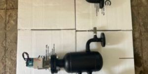Condensate pot- with switch