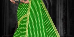 Green Cotton Saree