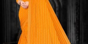 Yellow Cotton Saree