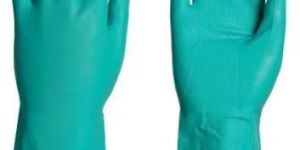 Green Nitrile Chemical Resistant Glove