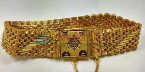 Gold Plated Mens Bracelet