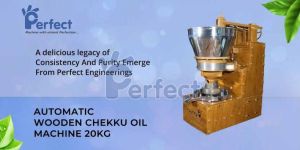 20 Kg Wooden Chekku Oil Making Machines