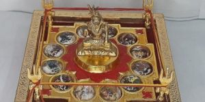 Wooden 12 Jyotirling Chowki