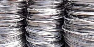 Silver Aluminum Wire Scrap