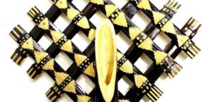 Bamboo Wall Hanging Flower Vase