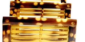 Bamboo Wall Magazine Holder