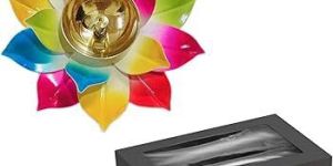 Iron Multicolor Diya