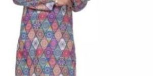 Multicolor Printed Mens Kurta Pajama