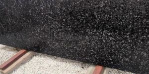 Cat Eye Black Granite Slab