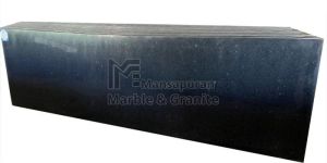 Polished Finish Black Granite Slab