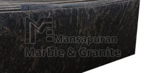 Polished Finish Black Marble Slab