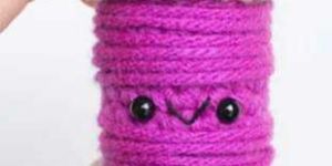 Crochet Stuffed Spool Toy