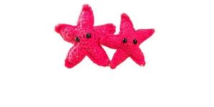 Crochet Stuffed Star Fish Toy