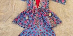 Three Piece Floral Sharara Set