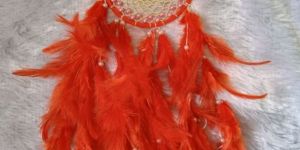 Orange Dream Catcher