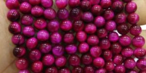 Pink Tiger Eye Beads