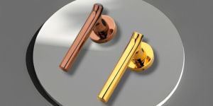 Dynamic Glossy Zinc Alloy Door Handle