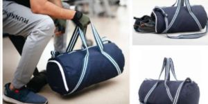 Mens Polyester Gym Duffle Bag