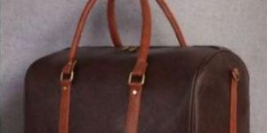 PU Leather Travel Duffle Bag
