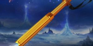 3 in 1 Telescopic Baton Self Defense with LED Flashlight