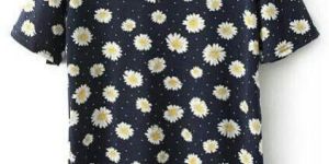 Ladies Printed Round Neck T-Shirts