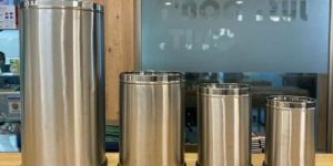 Stainless Steel Plain Bin