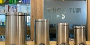 Stainless Steel Plain Pedal Bin