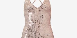 Ladies Crochet Sequin Top