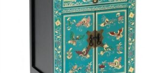 60 X 45 X 35 Cm Printed Wooden Chest Drawer