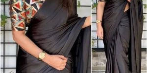 Plain Silk Saree