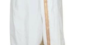 36 Inch Mens Readymade White Cotton Dhoti