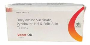 Doxylamine Succinate Pyridoxine Hcl & Folic Acid Tablets