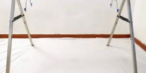 0-2 Years Silver Stainless Steel Baby Cradle