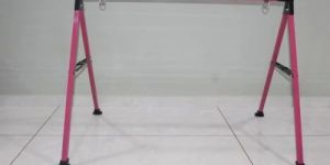 Pink Stainless Steel Baby Cradle