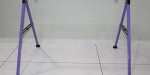 Purple Powder Coated Baby Cradle