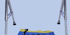 Stainless Steel Spring Baby Cradle