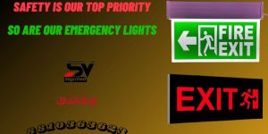 LED Emergency Exit Sign Board