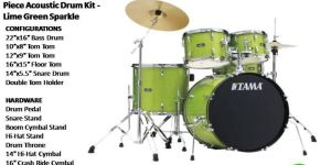 Tama Stagestar ST52H5C LGS 5-Piece Acoustic Drum Kit