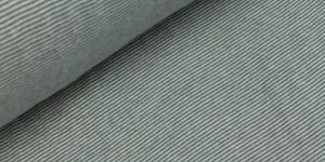 Grey Cotton Rib Fabric