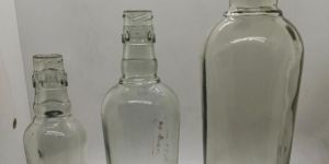 Mountain Oak Glass Liquor Bottle