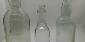 Oakton Glass Liquor Bottle