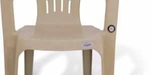 Maxima Beige Durable Plastic Chair