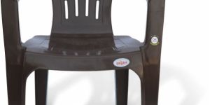 Maxima Brown Durable Plastic Chair