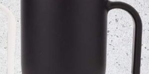 400ml Stainless Steel Cap Ceramic Mug