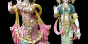 Marble Radha Krishna Statue